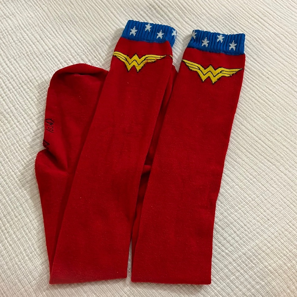 Wonder Woman knee high socks